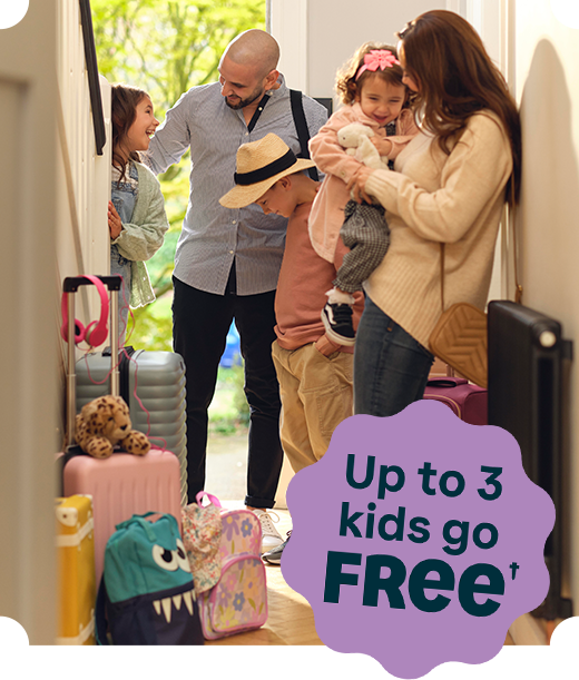 Up to 3 kids go free
