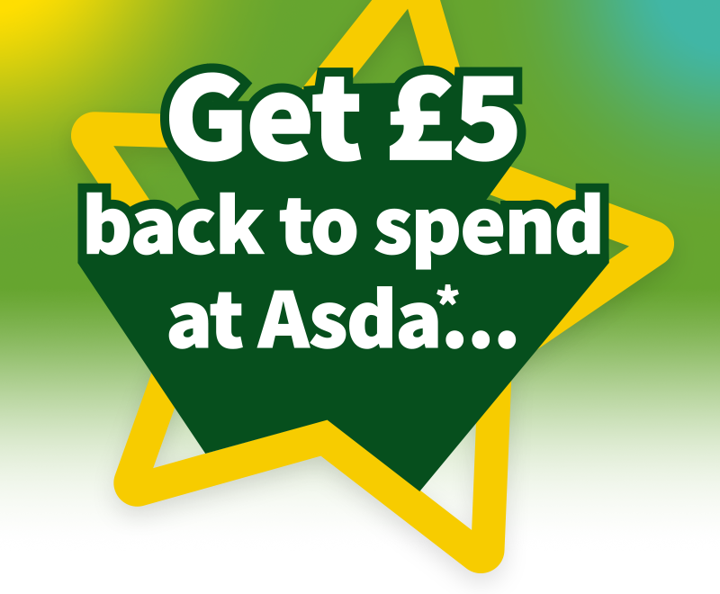 Get a £5 bonus with your first Asda Rewards shop 🤩