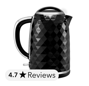 Black diamond textured kettle, nineteen pounds.  4.7 % Reviews 