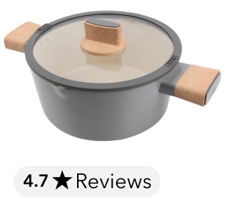 Grey simplicity stockpot, eighteen poinds.  4.7 % Reviews 